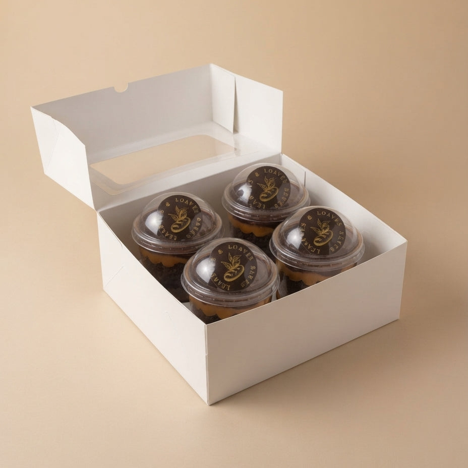 4pcs: London Chocolate Cake