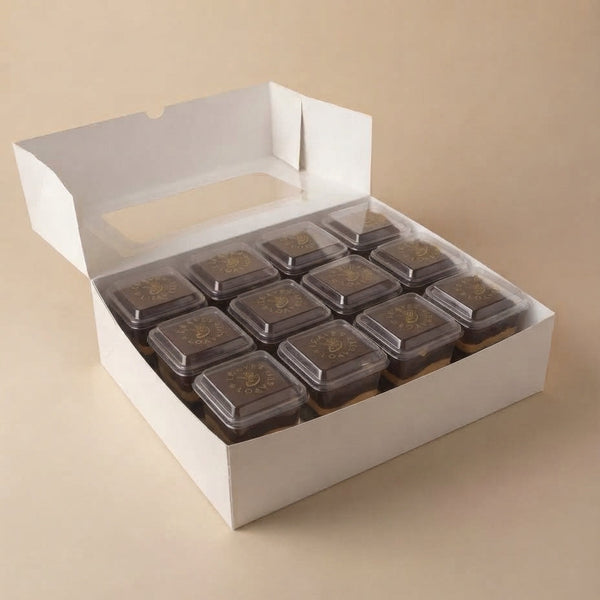 12pcs : London chocolate cake cup