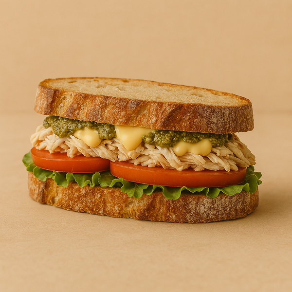 Chicken pesto sandwich