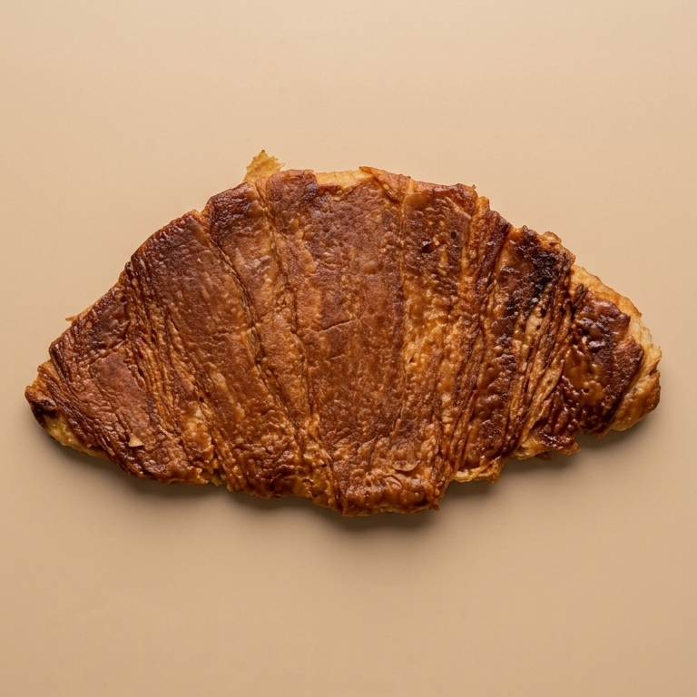 Flat croissant plain