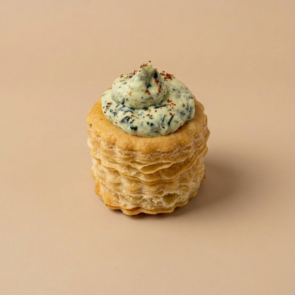 Cream spinach vol au vent