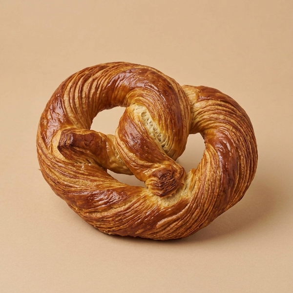 plain pretzel croissant