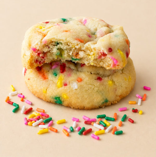 Thick cookie- birthday cake