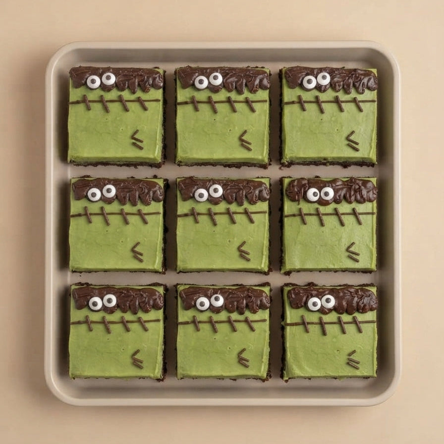 Frankenstein brownie : 1 tray