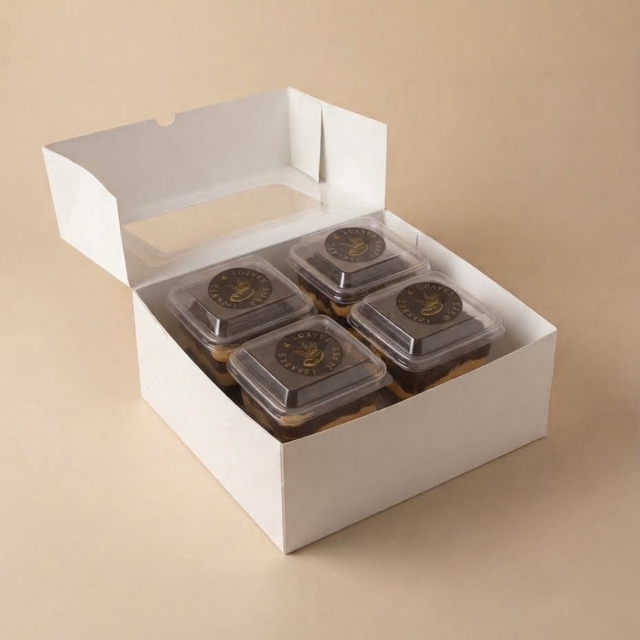 4pcs: London Chocolate Cake
