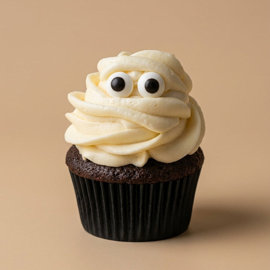 Halloween cupcakes :4pcs