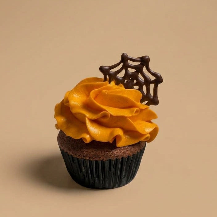 Halloween cupcakes :4pcs